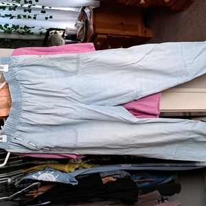 Vintage Elastic Waist Jeans